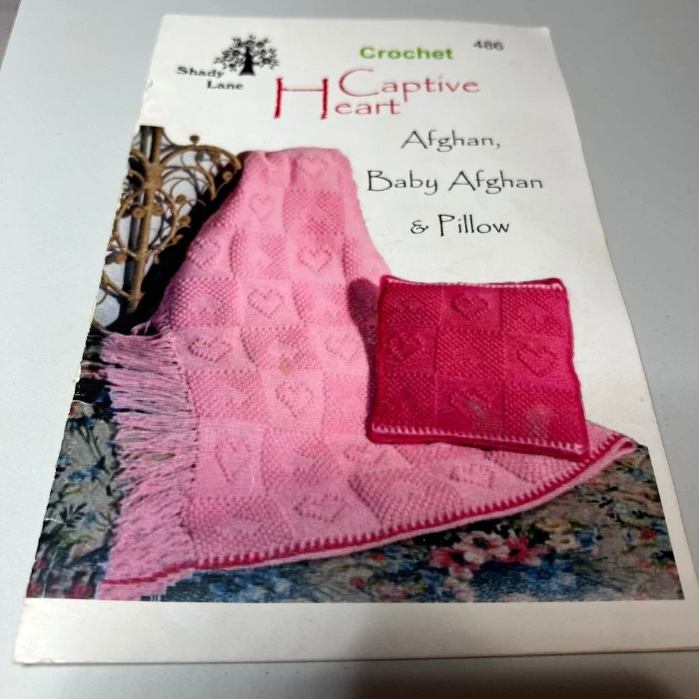 Crochet‎ Pattern Book Lot of 4 Annie's Leisure Arts Shady Lane Leaflet